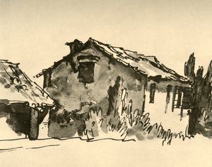 Country House, midten af det 18. århundrede, 1928 af Giovanni Battista Tiepolo