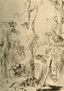 Korsfæstelse, midten af det 18. århundrede, 1928 af Giovanni Battista Tiepolo