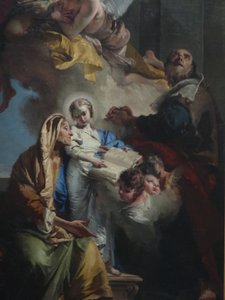 Uddannelse af Jomfruen af Giovanni Battista Tiepolo