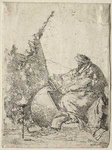 Fantasier: Filosoffen. af Giovanni Battista Tiepolo