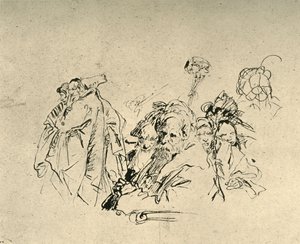 Gruppe af orientalere, midten af det 18. århundrede, 1928 af Giovanni Battista Tiepolo