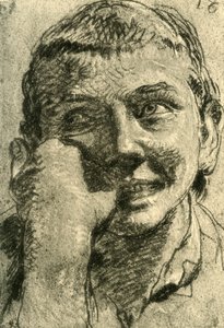 Head of a Laughing Boy, midten af det 18. århundrede, 1928 af Giovanni Battista Tiepolo