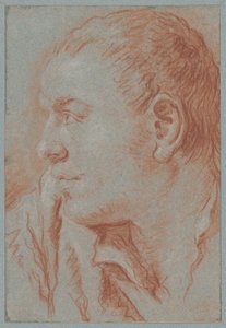 Leder af en ung mand i profil af Giovanni Battista Tiepolo