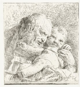Sankt Josef med Kristusbarn i våben af Giovanni Battista Tiepolo