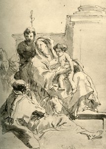 Hellige Familie, midten af det 18. århundrede, 1928 af Giovanni Battista Tiepolo