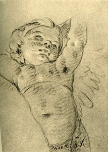 Svævende Amor, midten af det 18. århundrede, 1928 af Giovanni Battista Tiepolo