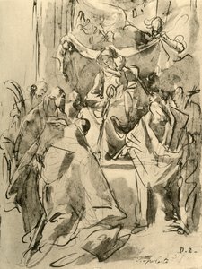 Madonna troner med de hellige, midten af det 18. århundrede, 1928 af Giovanni Battista Tiepolo