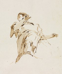 Mandsfigur set nedefra, ca. 1740