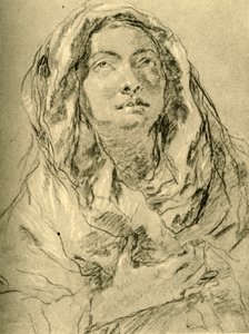 Mater Dolorosa, midten af det 18. århundrede, 1928 af Giovanni Battista Tiepolo