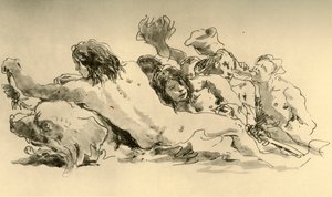 Nereids og Triton, c1753-1762, 1928 af Giovanni Battista Tiepolo