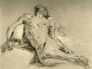 Nøgen hvile, midten af det 18. århundrede, 1928