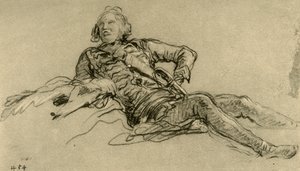 Officer hvilende, 1752-1753, 1928 af Giovanni Battista Tiepolo