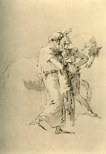 Gammel mand og ung soldat, midten af det 18. århundrede, 1928 af Giovanni Battista Tiepolo
