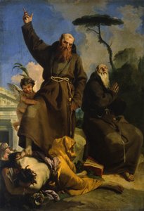 Sankt Fidelis af Sigmaringen og Sankt Josef af Leonessa af Giovanni Battista Tiepolo