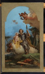 Sankt Josef med Kristusbarnet, 1767 af Giovanni Battista Tiepolo