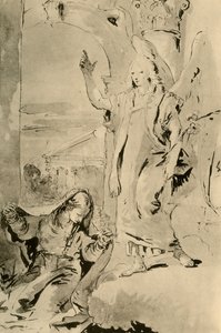 Bebudelsen, midten af det 18. århundrede, 1928 af Giovanni Battista Tiepolo
