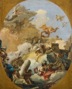 Det spanske monarkis apoteose, ca. 1765 af Giovanni Battista Tiepolo