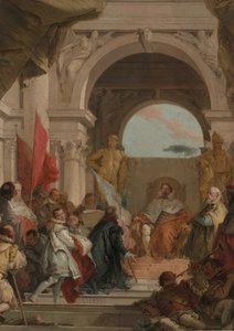 Biskop Harolds indsættelse som hertug af Franken, ca. 1751-52. af Giovanni Battista Tiepolo