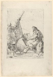 Filosoffen, fra Scherzi, ca. 1740. af Giovanni Battista Tiepolo