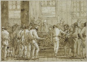 Retssagen, c.1790 af Giovanni Battista Tiepolo