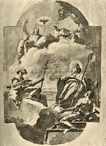 Treenigheden og de hellige, midten af det 18. århundrede, 1928 af Giovanni Battista Tiepolo