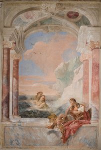 Thetis trøster sin søn Achilles, fra Iliadens værelse i Palazzina, 1757 af Giovanni Battista Tiepolo