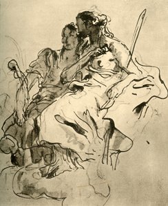 To unge kvinder, midten af det 18. århundrede, 1928 af Giovanni Battista Tiepolo