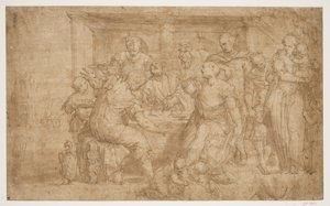 Nadveren i Emmaus af Giovanni Battista Zelotti