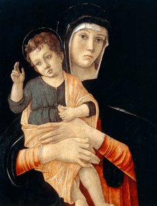 Madonna og Child, 1475-1480. af Giovanni Bellini