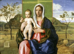 Velsignelse af Madonna og barn af Giovanni Bellini