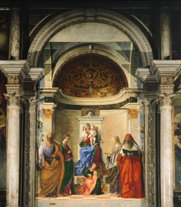 Madonna mellem fire hellige (fresko)
