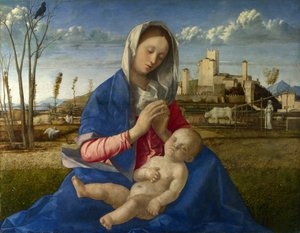 Madonna of the Meadow (Madonna del Prato) af Giovanni Bellini