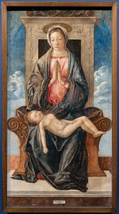 Madonna med sovende baby, af Giovanni bellini, ca. 1470. af Giovanni Bellini