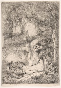 At finde ligene af de hellige Peter og Paulus, ca. 1647-51. af Giovanni Benedetto Castiglione