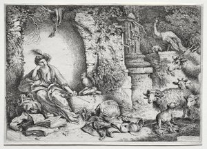 Melankoli af Giovanni Benedetto Castiglione
