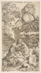 Melencholia, ca. 1645-1646. af Giovanni Benedetto Castiglione