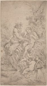 Pan og Olympus af Giovanni Benedetto Castiglione