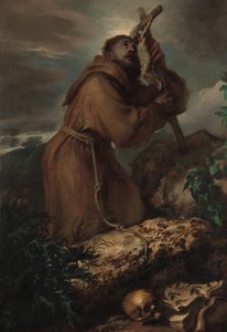 Sankt Frans i Ecstasy, ca. 1650. af Giovanni Benedetto Castiglione