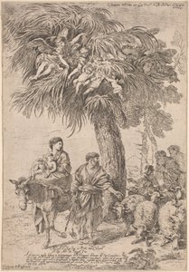 Flugten til Egypten af Giovanni Benedetto Castiglione