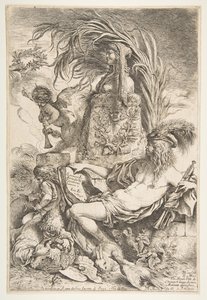 Geniet fra Castiglione, ca. 1645-47 udgivet 1648. af Giovanni Benedetto Castiglione