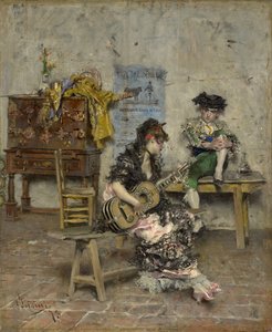En guitarspiller, 1872 af Giovanni Boldini