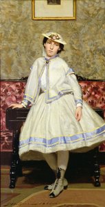 Alaide klædt i hvidt af Giovanni Boldini