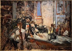 På Folies Bergère af Giovanni Boldini