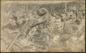 Publikum på et parisisk teater II af Giovanni Boldini