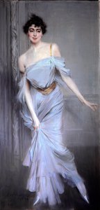 Madame Charles Max af Giovanni Boldini