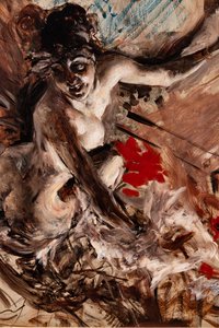 Fru de Joss, detalje af Giovanni Boldini