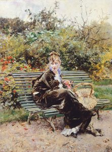 På bænken i Boise, Hyde Park af Giovanni Boldini