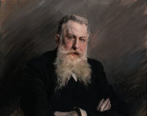 Portræt af Antonio Starabba, markis af Rudinì 1839-1908, 1898. af Giovanni Boldini