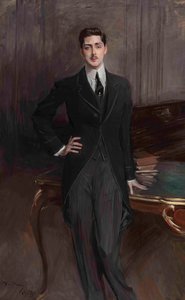 Portræt af grev Sergey Platonovich Zubov 1881-1964, 1913. af Giovanni Boldini