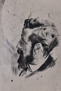 Portræt af Paul Helleu af Giovanni Boldini